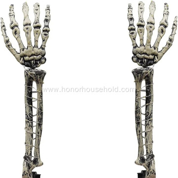 2 Pack Solar Lighted Skeleton Arm Stakes